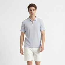 Nautica Erkek Mavi Regular Fit Polo Yaka T-Shirt K65345T.4UD