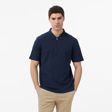 Nautica Erkek Lacivert Regular Fit Polo Yaka T-Shirt K65232T.4NV