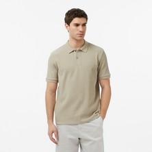 Nautica Erkek Bej Slim Fit Polo Yaka T-Shirt K65302T.1FS