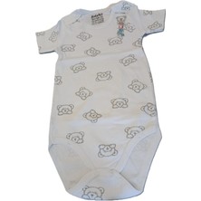 Bulut Anne ve Çocuk Kısa Kollu Bebek Çocuk %100 Pamuklu Çıtçıtlı Body Renkli Desenli Kız/erkek/unisex 3,5-6 Yaş