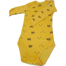 Bulut Anne ve Çocuk Uzun Kollu Çıtçıtlı Body %100 Pamuklu 3,5-6 Yaş Desenli