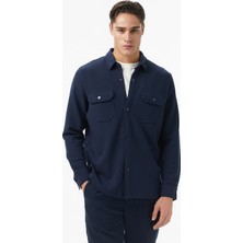 Nautica Erkek Lacivert Classic Fit Gömlek W57437T.4NV