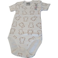 Bulut Anne ve Çocuk Kısa Kollu Bebek Çocuk %100 Pamuklu Çıtçıtlı Body Renkli Desenli Kız/erkek/unisex 3,5-6 Yaş