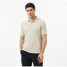 Nautica Erkek Bej Regular Fit Polo Yaka T-Shirt K65002T.1AS