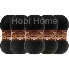 Alize Angora Gold Simli El Örgü Ipi 5’li Paket 60-Siyah (5 x 100 G) – Şal, Atkı ve Hırka Ipliği
