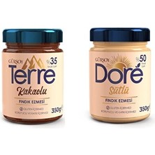 Gürsoy Terre Kakaolu Fındık Kreması 350G - Dore Sütlü Fındık Ezmesi 350G