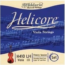 D'addario H410LH Helicore Viyola Tel Seti (Long Scale - Heavy) | Çok Lifli Çelik Öz ile Maksimum Volüm Yüksek Gerilim Dayanımı ve Profesyonel Artikülasyon