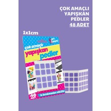 Nandy Home 48 Adet Çok Amaçlı Yapışkan Pedler - 1X1CM