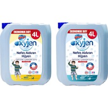 Bingo Oksijenli Çamaşır Suyu 4 Lt Limon ve Okaliptus 2 Li