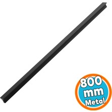 Nzb Metal Kulp 3 Vidalı Mobilya Çekmece Dolap Kapak Kulpları Premium Mat Siyah 800 mm 80 cm Uzun