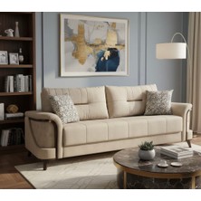 Carmen Mobilya Yataklı ve Bazalı Deren Koltuk Üçlüsü