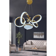 G-Light Kıvrım Eliza Top 3 Renk LED Sarkıt Avize – Modern Tasarım Oturma