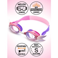 Denokids Kız Çocuk Deniz Gözlüğü Anti-Fog Mermaid