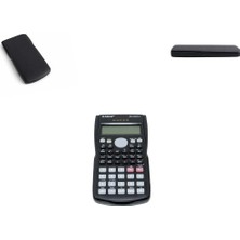 Kadio Kızaklı Kapak LCD Ekran Fonksiyonel Bilimsel Hesap Makinesi (Ebat: 15,6 cm x 8,3 Cm)
