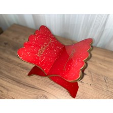 Nova Vita Kur’an-Kerim Rahlesi Kırmızı Simli Kitap Okuma Standı Yasin Şerif Boy (Süpriz Hediyeli)