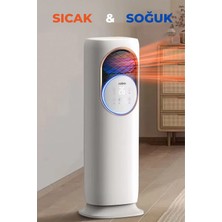 Robo Uzaktan Kumandalı Hava Isıtıcı Soğutucu Nemlendirici UV Sterilizasyon Ünite 4'ü 1 Arada