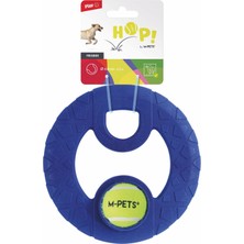 Indispensablely M-Pets Hop Frizbi Köpek Oyuncağı 23X23X1.5 cm Sarı/mavi