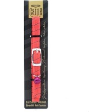 Indispensablely Cattie Lastikli Kedi Boyun Tasması Pembe 1X20-30 cm