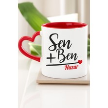 Kulpu Kalpli Baskılı Kupa Bardağı - 6