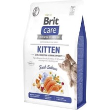 Indispensablely Brit Care Gentle Digestion Strong Immunity Tahılsız Somonlu Yavru Kedi Maması 7 kg