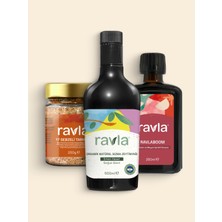 Ravla 3'lü Ürün - Kids Organik Erken Hasat Zeytinyağı – İçimlik 500 ml / 17 Sebzeli Tarhana 200g /  Ravlaboom Karışım 250ml