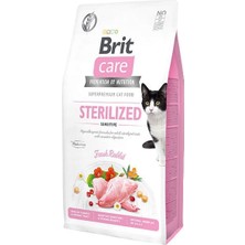 Indispensablely Brit Care Hipoalerjenik Sterilized Sensitive Tavşanlı Tahılsız Kısırlaştırımış Kedi Maması 7 kg