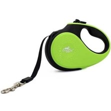 Indispensablely Doggie Otomatik Köpek Uzatma Tasması Large Yeşil 50 kg 5 mt