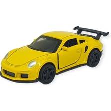 Azrlya Çek Bırak Metal Küçük Arabalar 8 cm - 6411A-19 - Sarı (Lisinya)