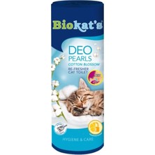 Indispensablely Biokats Deo Pearls Kedi Kumu Parfümü Çiçek Kokulu 700 gr
