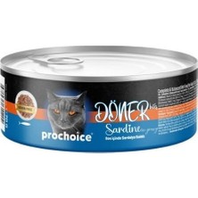 Indispensablely Prochoice Döner Bites Sos Içinde Sardalyalı Yetişkin Konserve Kedi Maması 70 gr 1 Adet