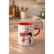 Kulpu Kalpli Baskılı Kupa Bardağı - 4