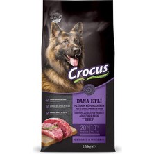 Indispensablely Crocus Adult Biftekli ve Pirinçli Yetişkin Köpek Maması 15 kg