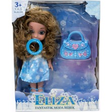 Nasyonel Toys Eliza Aksesuarlı Oyuncak Bebek | Kıyafetli ve Çantalı Kız Oyuncak Bebek | 3+ Yaş