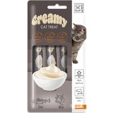 Indispensablely M-Pets Creamy Morina Balıklı ve Sığır Etli Sıvı Kedi Ödülü 1 Adet 4X15 gr