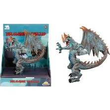 Azrlya Standlı Ejderha Figürü  13 cm - Mavi (Lisinya)