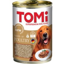 Indispensablely Tomi Kümes Hayvanlı Yetişkin Konserve Köpek Maması 400 gr 1 Adet