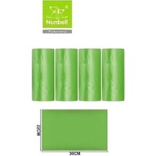 Indispensablely Nunbell Yedekli Köpek Dışkı Toplama Torbası 12 Adet