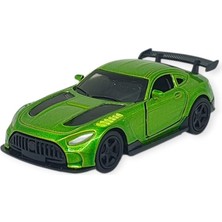 Azrlya Çek Bırak Metal Küçük Arabalar 8 cm - 6411A-10 - Yeşil (Lisinya)