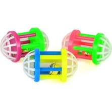 Indispensablely Flip Zilli Elips Oyun Topu Kedi Oyuncağı 3 Adet