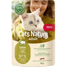 Indispensablely Mera Cats Nature Kuzulu Pouch Yetişkin Konserve Kedi Maması 85 gr 1 Adet