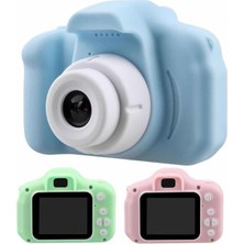 Azrlya Çocuklara Özel Fotoğraf ve Video Çeken Mini Çok Renkli Fotoğraf Makinesi - Lisinya