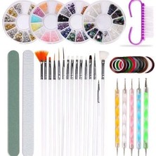 Azrlya Ocean Profesyonel Tırnak Sanat Desen Seti ( Lisinya )