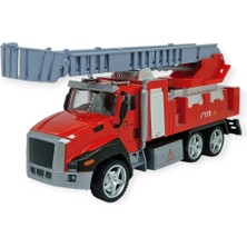 Azrlya Çek Bırak Itfaiye Arabası 21 cm - Merdivenli (Lisinya)