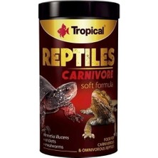 Indispensablely Tropical Reptiles Carnivore Etobur ve Omnivor Sürüngenler Için Yem 1000 ml 260 gr