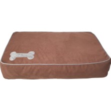 Indispensablely Lepus Dolcemera Kedi ve Köpek Yatağı Kahverengi 100X70X20 cm