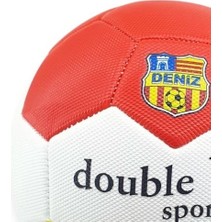 Azrlya Futbol Topu Dikişli 420 gr No:5 - FB-660-SARI-KIRMIZI (Lisinya)