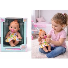 Nasyonel Toys Oyuncak Bebek Emzikli – Elbiseli Sevimli Bebek Oyuncağı | Çocuk Odası Oyun Bebeği