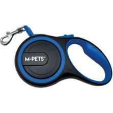 Indispensablely M-Pets Liberty Şerit Otomatik Köpek Gezdirme Kayışı 3 mt Small