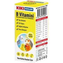 Indispensablely Kiki Excellent Kuşlar Için B Vitamini Sıvı Damla 25 ml