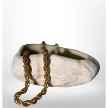 Versein Atelier Xuping 14K Gold Kalın Halat Burgu Kolye (50CM 5mm)